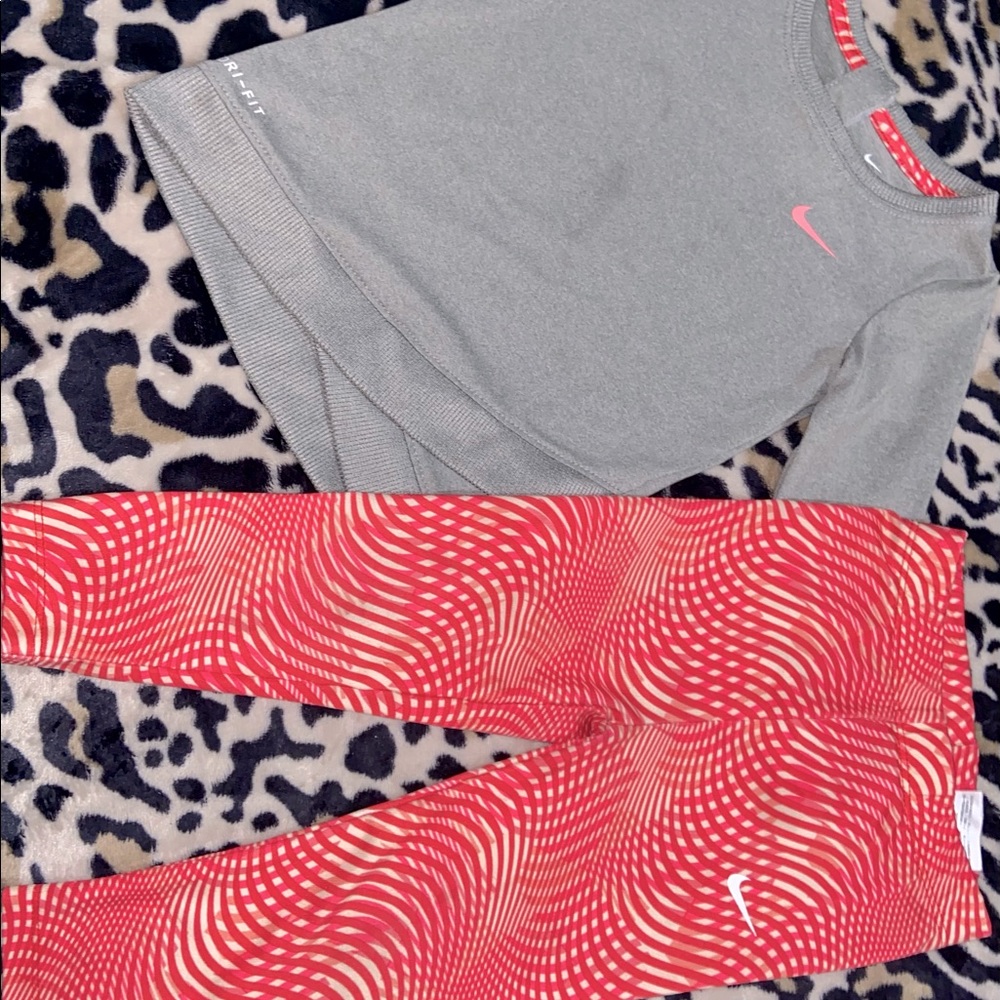 Nike dri-fit track suit!